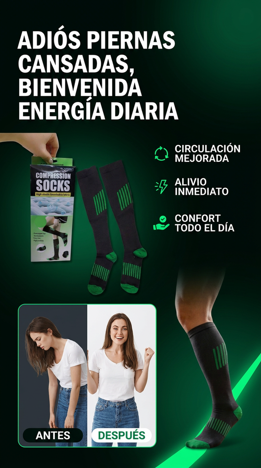 VenoFlex™ Compression Socks -PAR DE CALCETINES⭐(NAILON+SPANDEX)