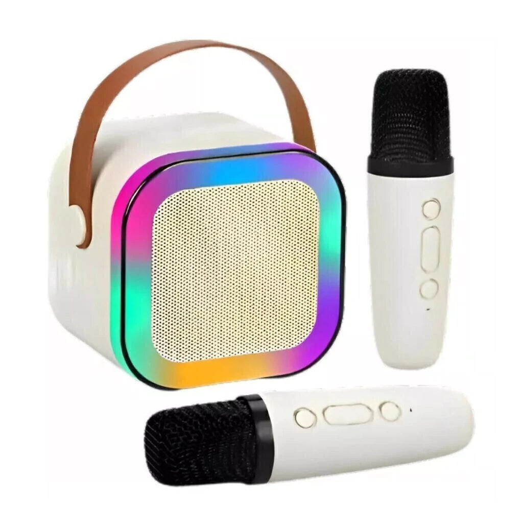 PARLANTE INALÁMBRICO KARAOKE + MICRÓFONO