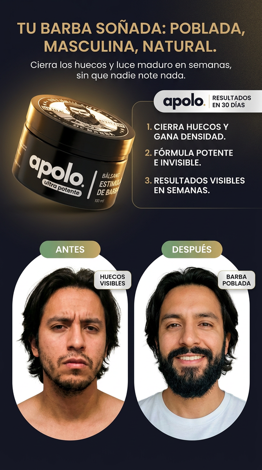 Bálsamo Estimulante de Barba -Apolo Ultra Potente