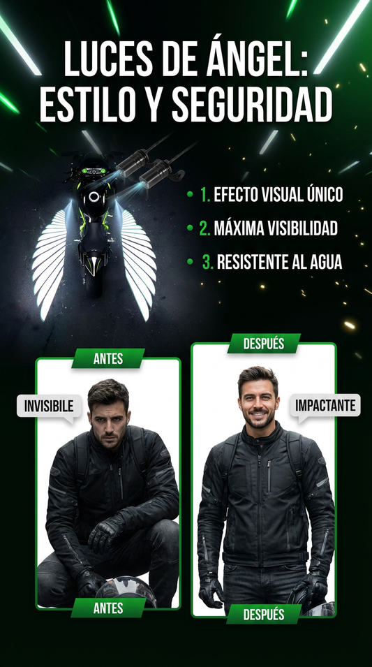 Proyector de alas para moto.