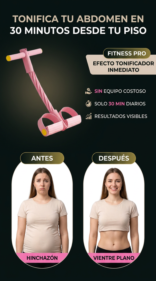 Equipamiento de Resistencia Abdominal 6 Cuerdas Fitness