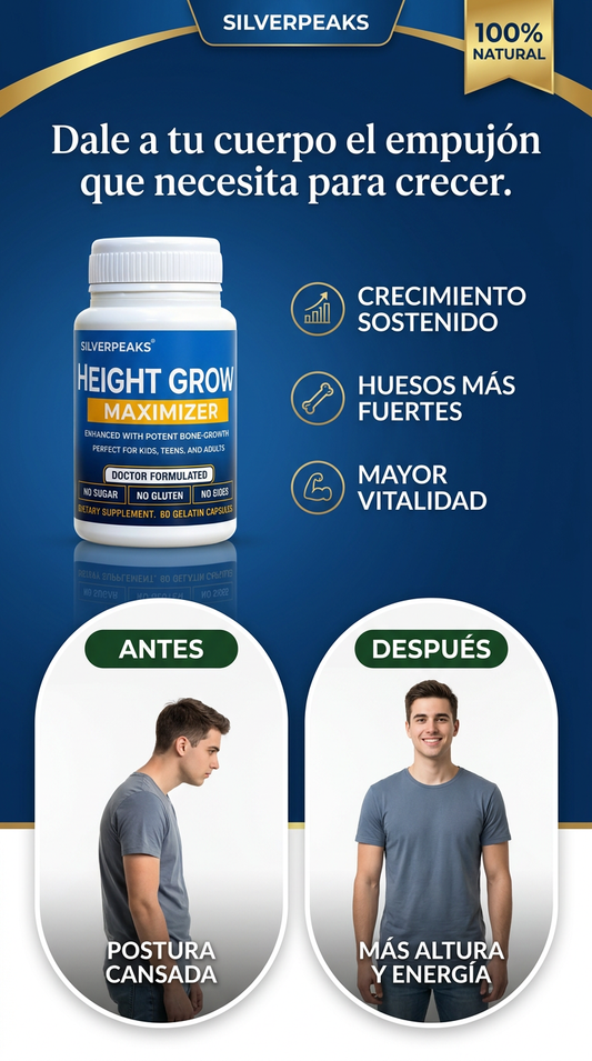 Potenciador natural para la estatura