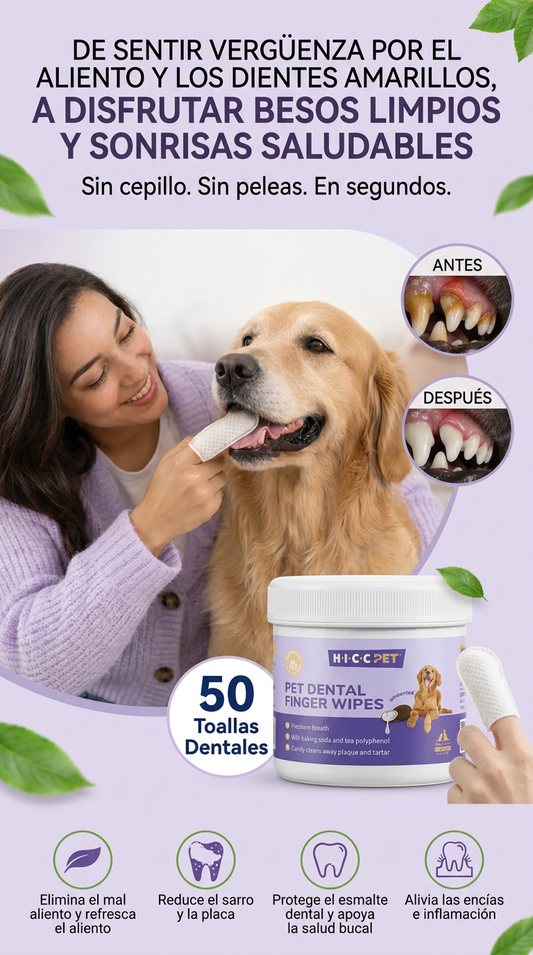 PET DENTAL FINGER: DIENTES SANOS Y ENCÍAS CUIDADAS TODOS LOS DÍAS/FÓRMULA NATURAL CON ALOE Y MANZANILLA