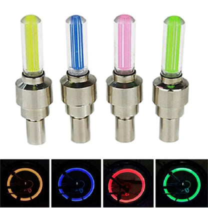 SET X 4 LUCES LED PARA VÁLVULA AJUSTE UNIVERSAL PARA AUTOMÓVIL