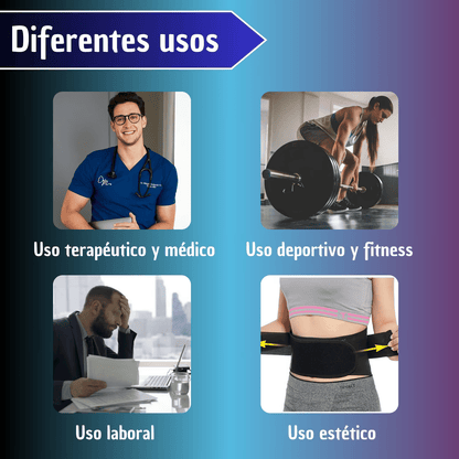 CINTURÓN FAJA SOPORTE LUMBAR