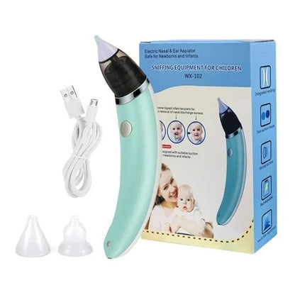 ASPIRADOR NASAL ELÉCTRICO PARA BEBÉ – 5 NIVELES DE SUCCIÓN – RECARGABLE USB